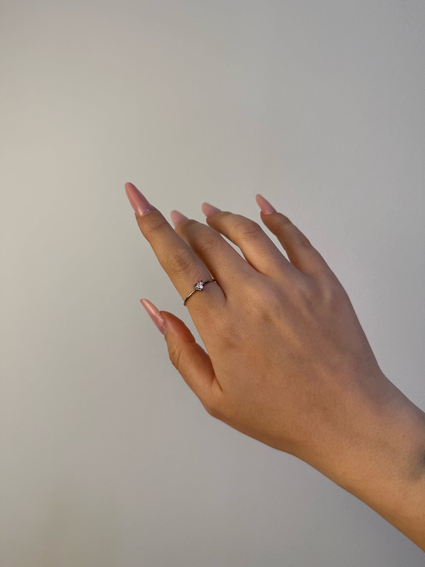 Anello Cuore Mini Argento